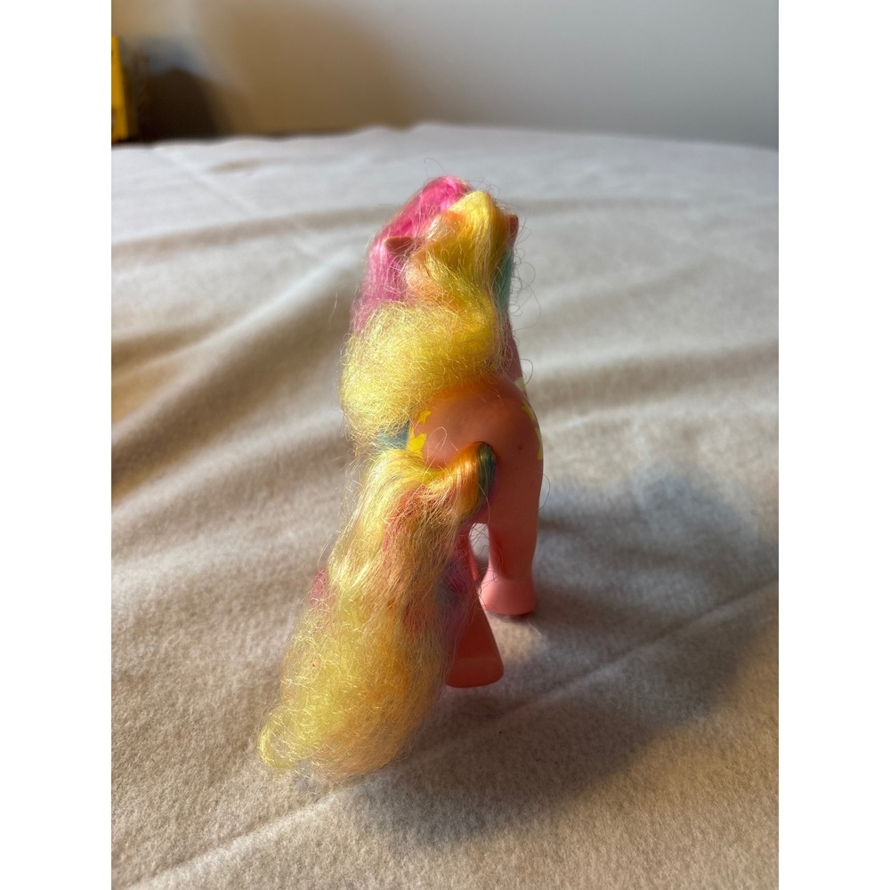 1984 Hasbro My Little Pony Pink Rainbow Mane Star Symbol - Picture 3 of 8
